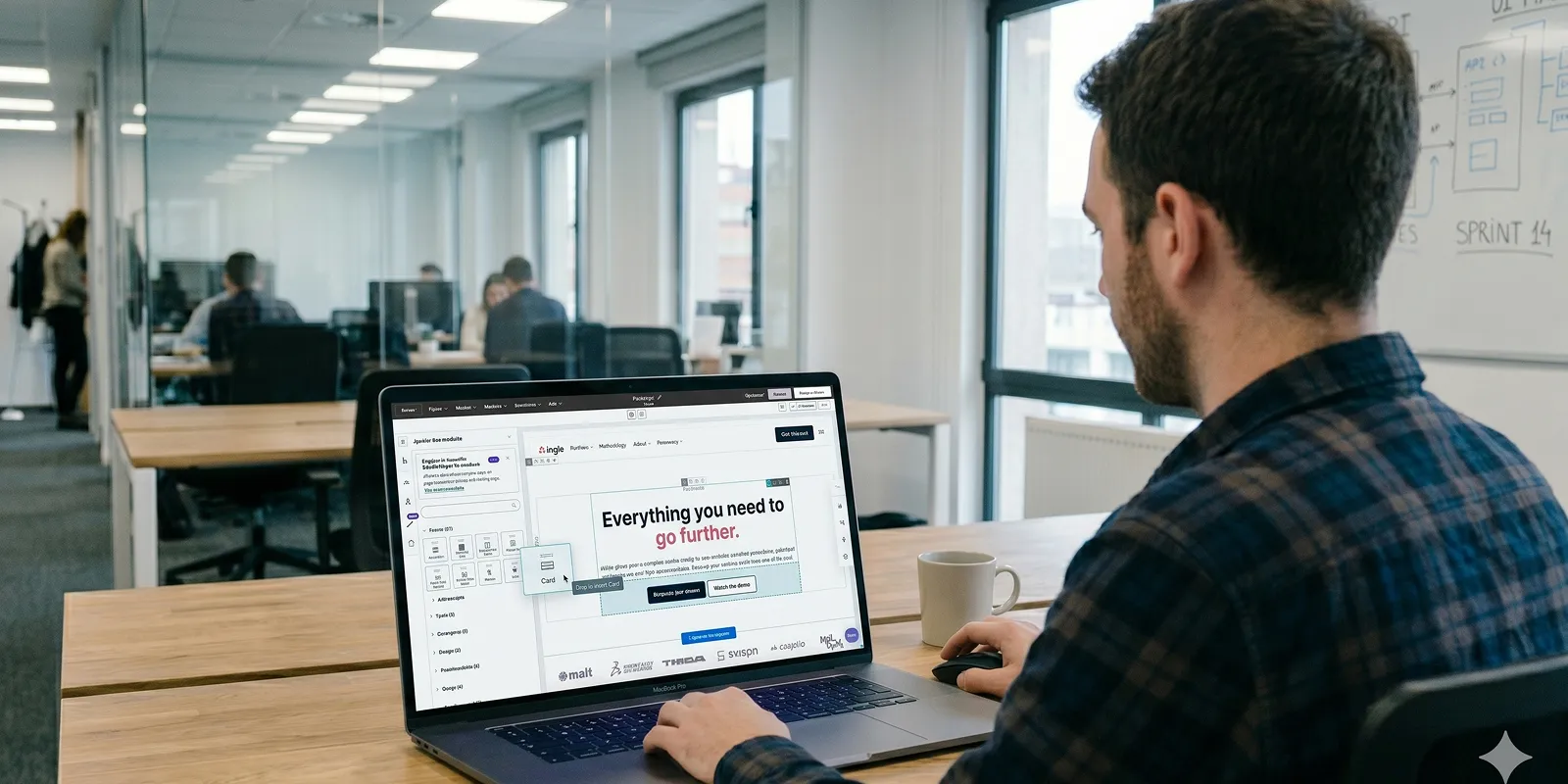 Build your pages in minutes
